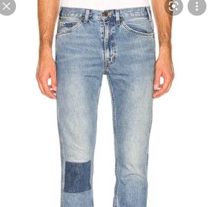 Vintage Levi's 606 with patch and distress